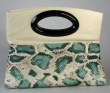 Театральная сумка Eleganzza, цвет: слоновая кость+бежево-зеленый ZZ-16755 2010 г инфо 8269r.
